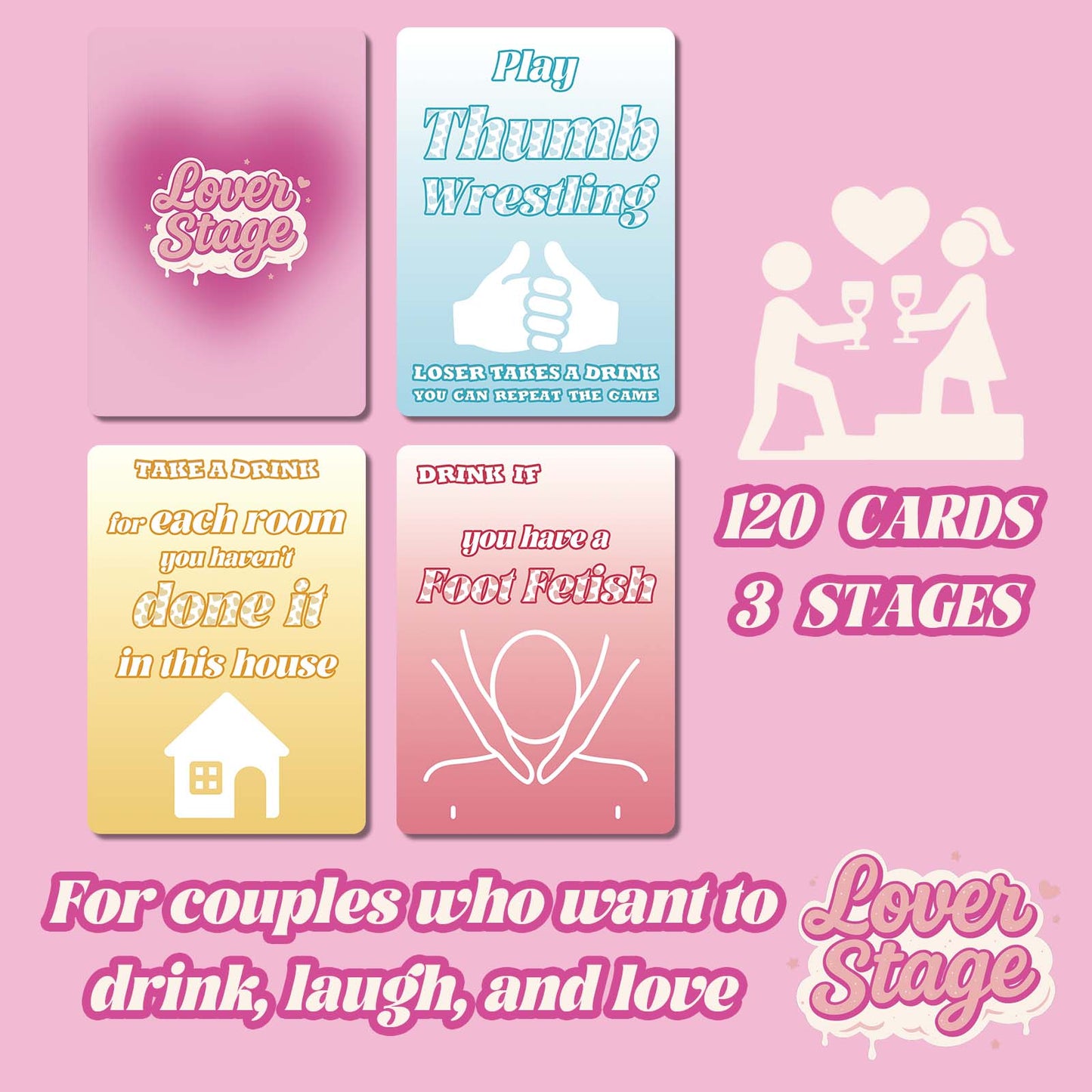 Lover Stage - Couple‘s Drinking Game