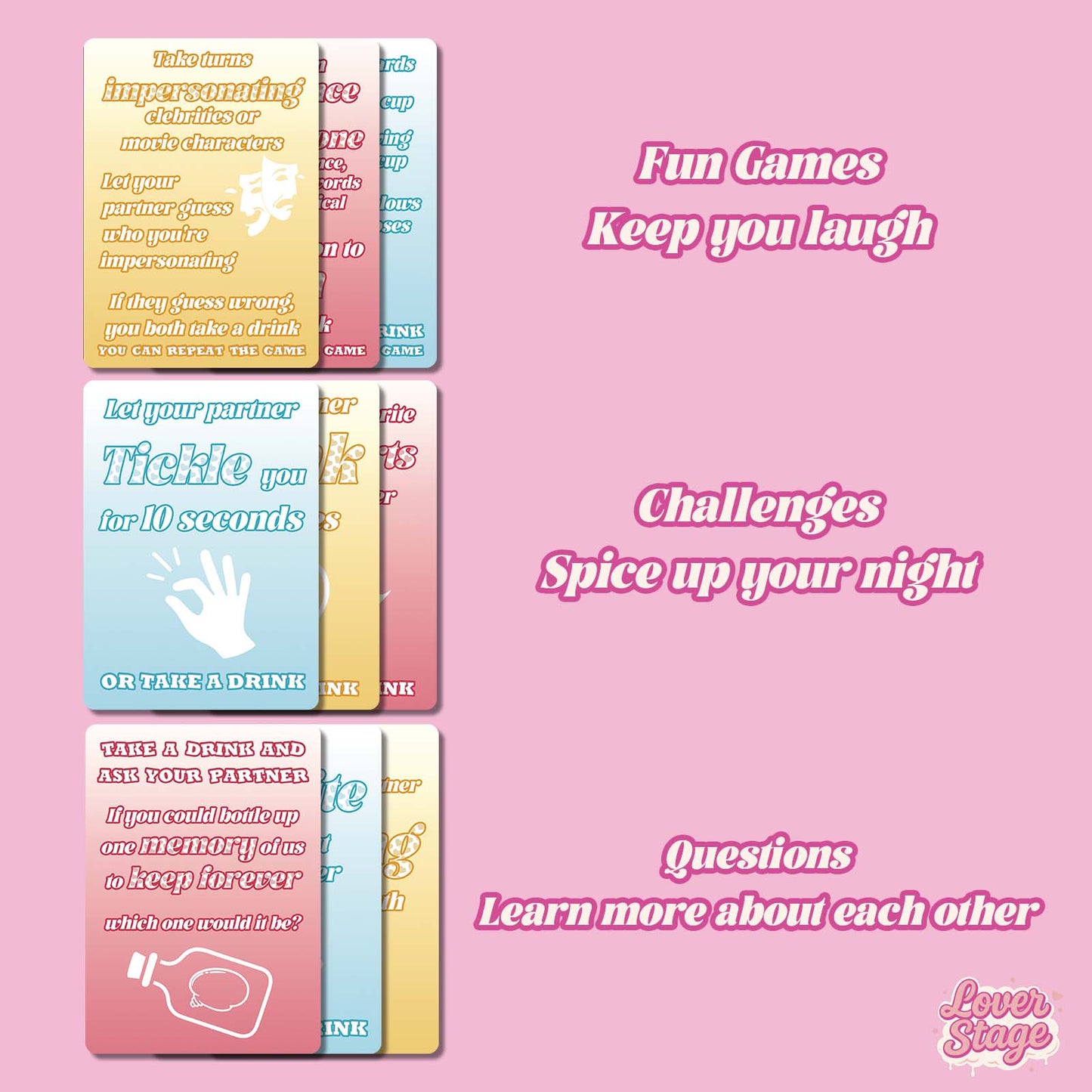 Lover Stage - Couple‘s Drinking Game
